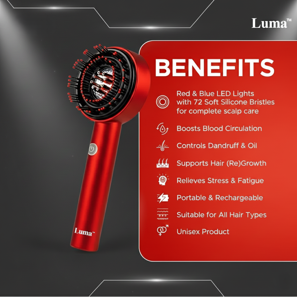 Luma - Red Light Scalp Massager