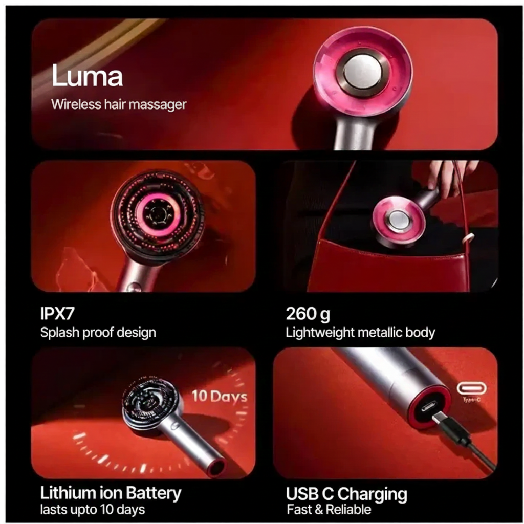 Luma - Red Light Scalp Massager
